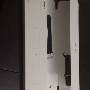 Brand NEW Apple Watch black sport band 38mm S/M